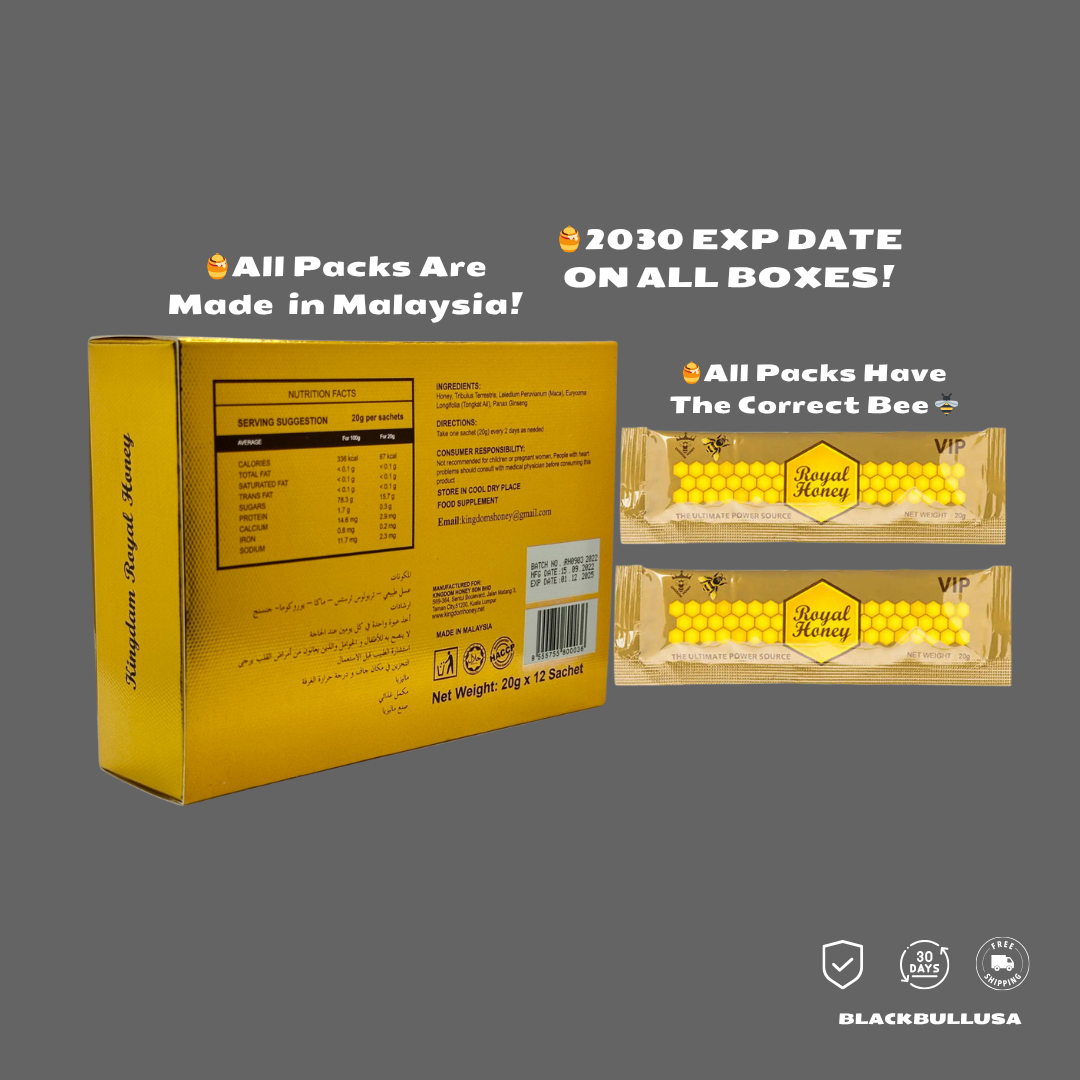 Honey - (12 Sachets - EACH BOX) Honey For Him